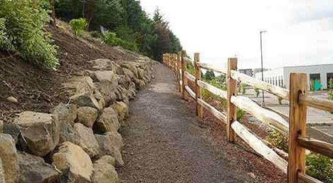 10' Western Red Cedar Split Rail
