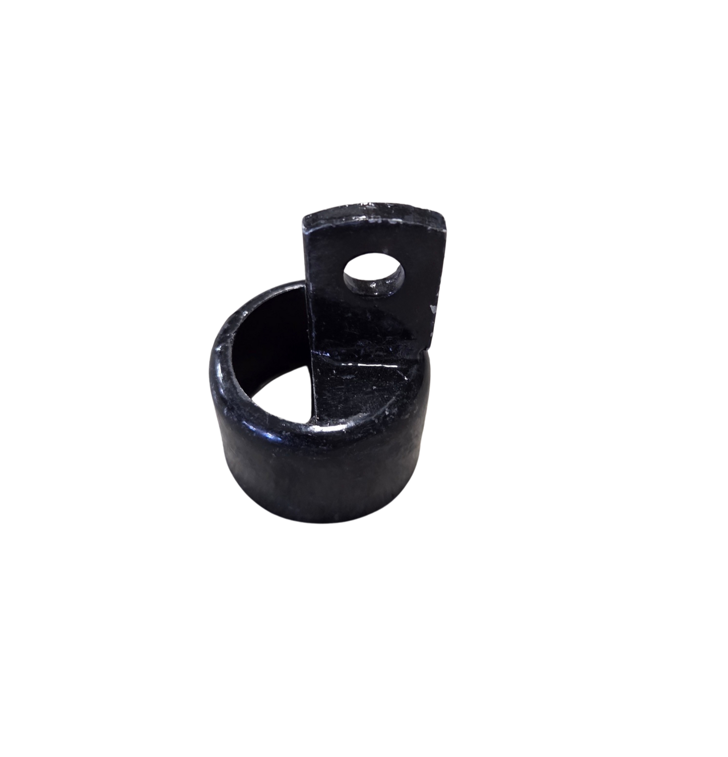 Chain Link Rail Ends - Black Poly