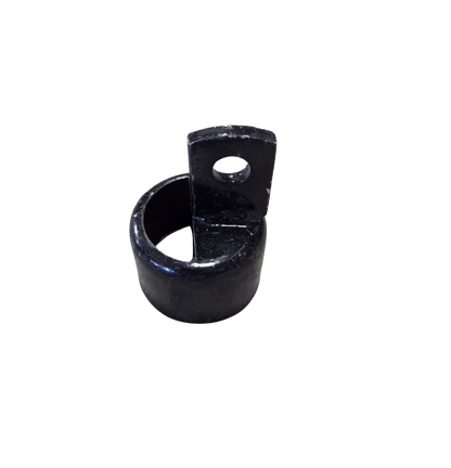 Chain Link Rail Ends - Black Poly