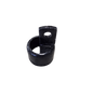 Chain Link Rail Ends - Black Poly