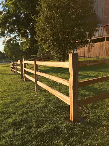 10' Western Red Cedar Split Rail