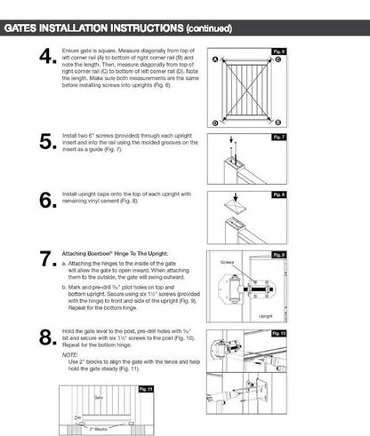 Vinyl Gates & Hardware
