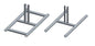Chain Link Temp Panel Stand Post and Spreader - Galvanized