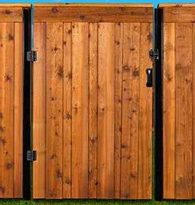 Post Master Gate Example PostMaster Gate Posts – RSF Fence Supply