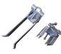Chain Link Gate Hardware - Galvanized